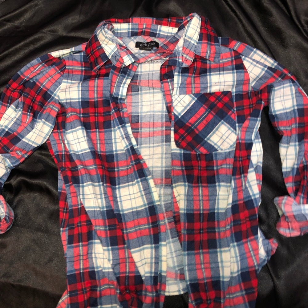 Plad over shirt